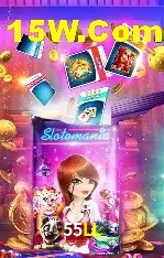 Tela de boas-vindas e lobby de jogos do aplicativo 55LL